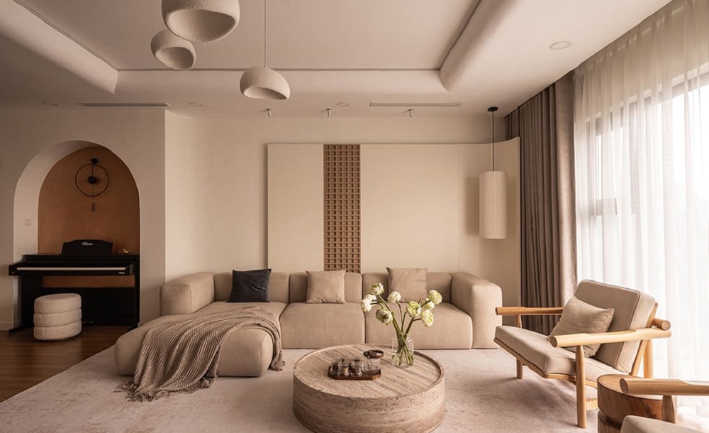 thiết kế nội thất chung cư Paragon Hà Nội 138m²