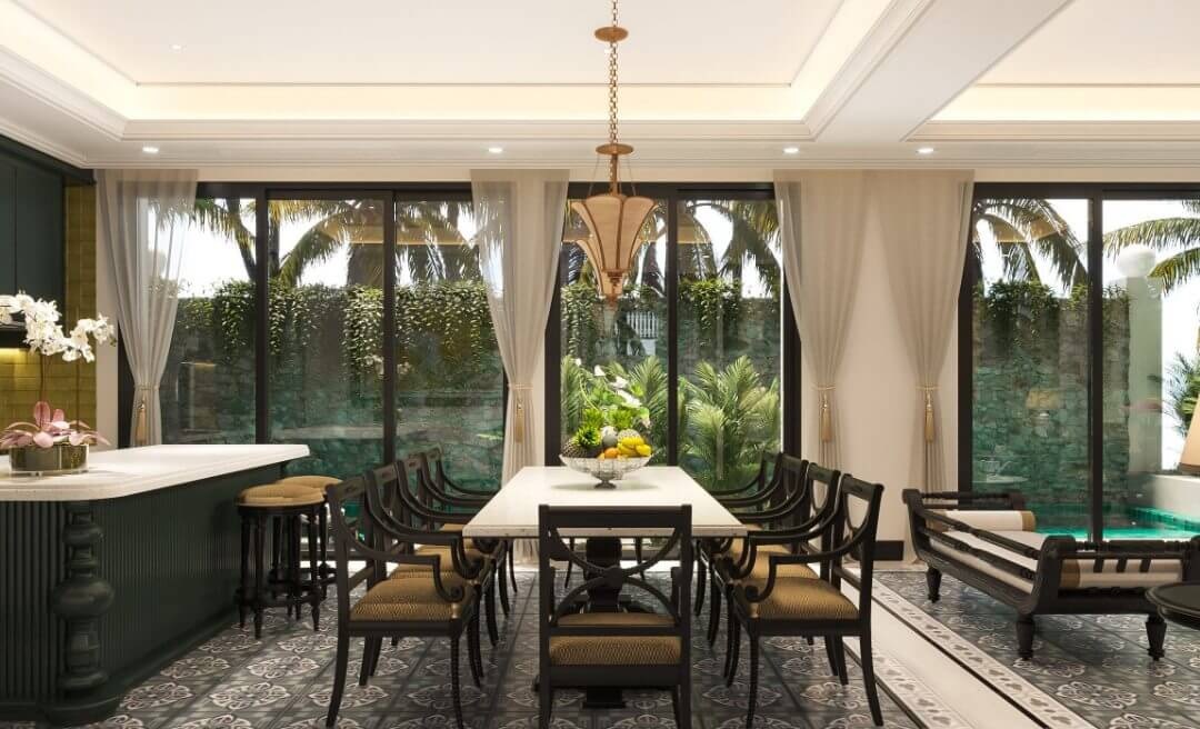 Mẫu nội thất biệt thự nghỉ dưỡng – villa